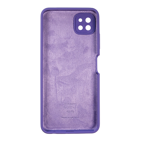Чохол Silicone Case Premium для Samsung Galaxy A22 5G Violet, фото 2