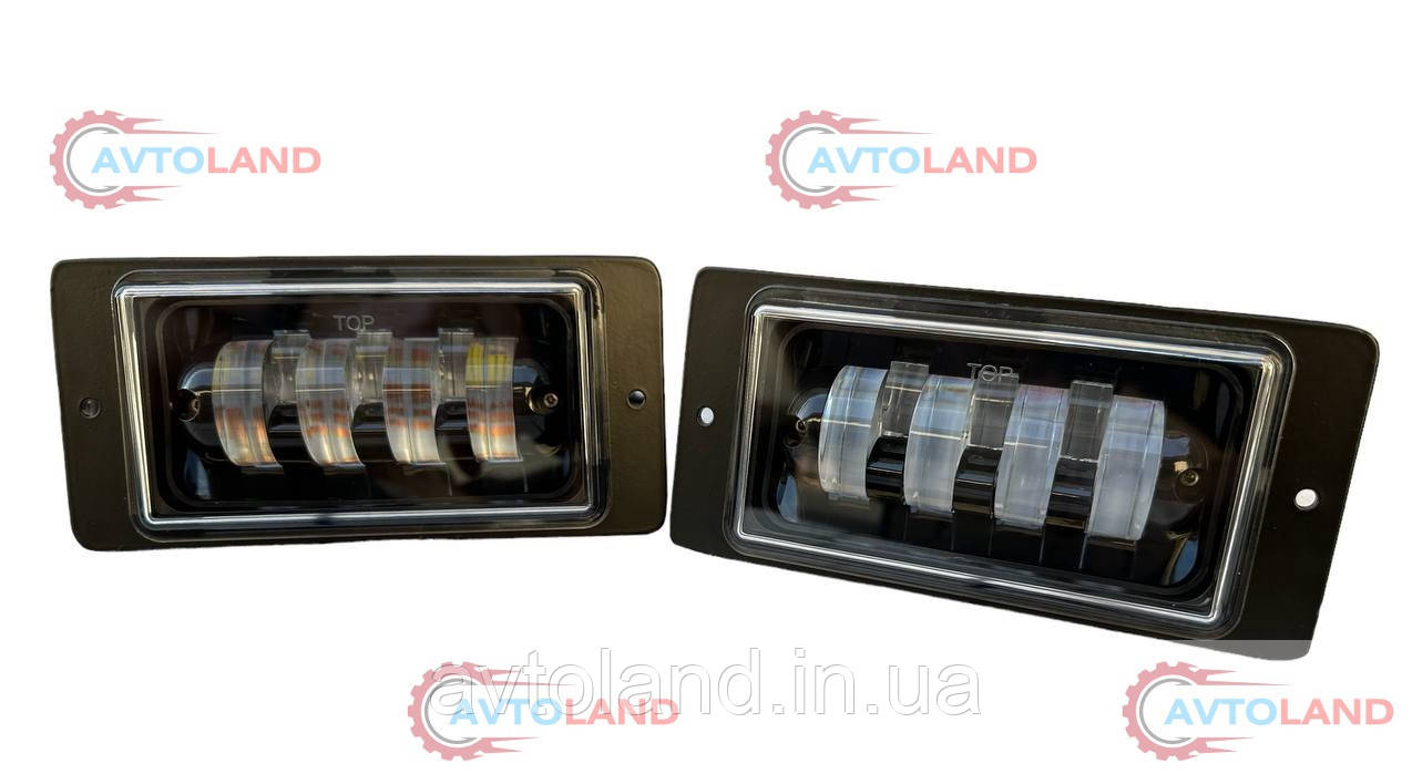 Протитуманні Led фари на ВАЗ (2110-2123) 60 ват 7 лінз, фото 1