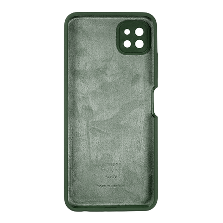 Чохол Silicone Case Premium для Samsung Galaxy A22 5G Dark Green, фото 2