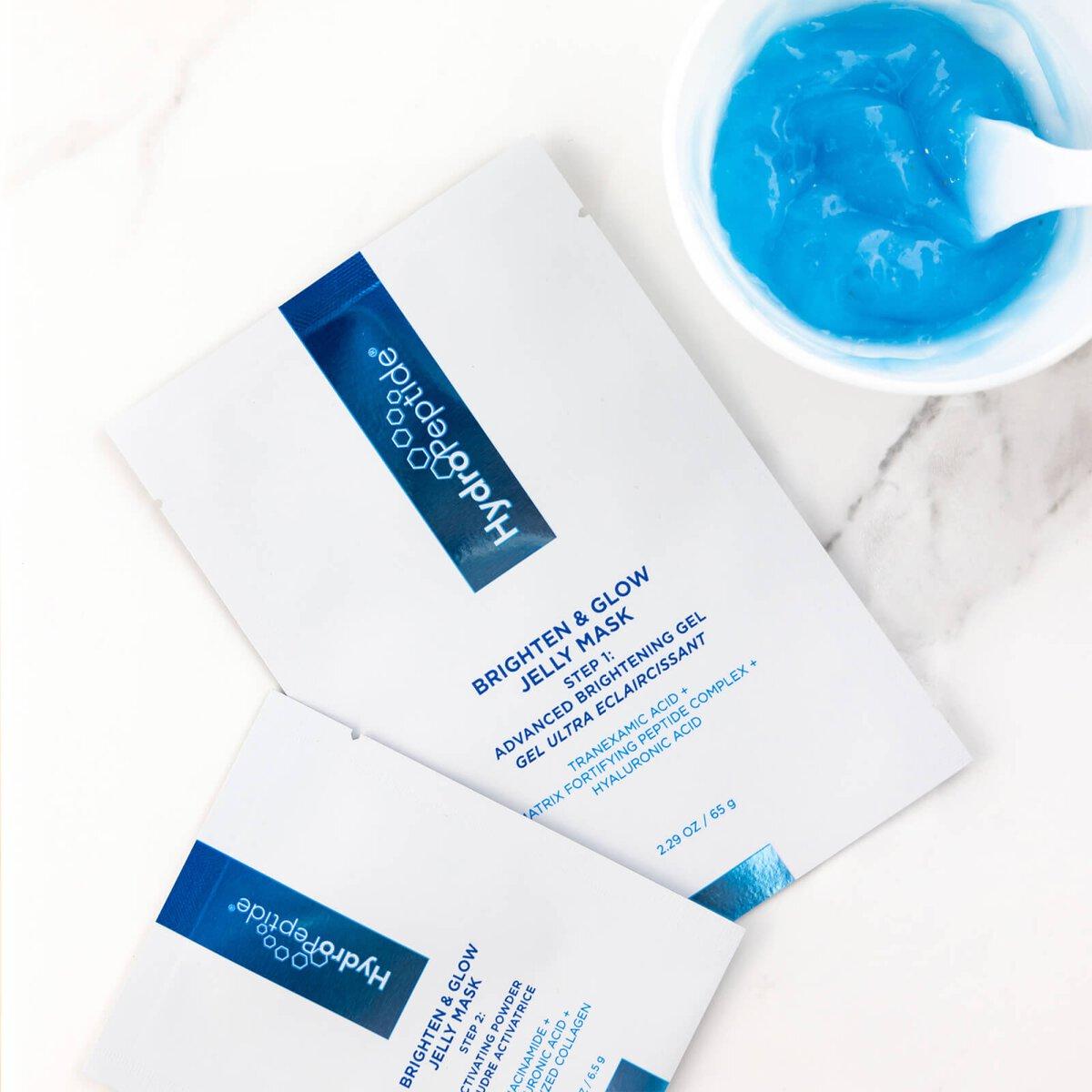 Гідрогелева маска HydroPeptide Brighten+Glow Jelly Mask - Ефективне освітлення, фото 1