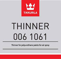 Tikkurila Thinner 006 1061 - быстрый разбавитель для полиуретановых красок под распыление, 20 л