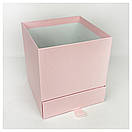 Куб зі шкатулкою 20*20*20 см рожевий, фото 2