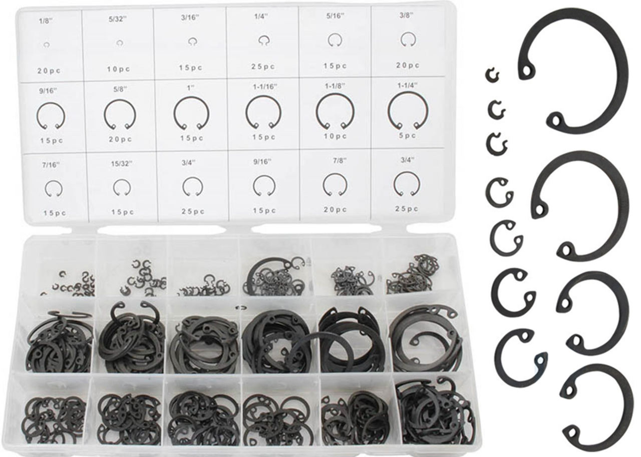 Набор внутренних стопорных колец 300 штук Falcon F01012 - фото 1 - id-p1862030918