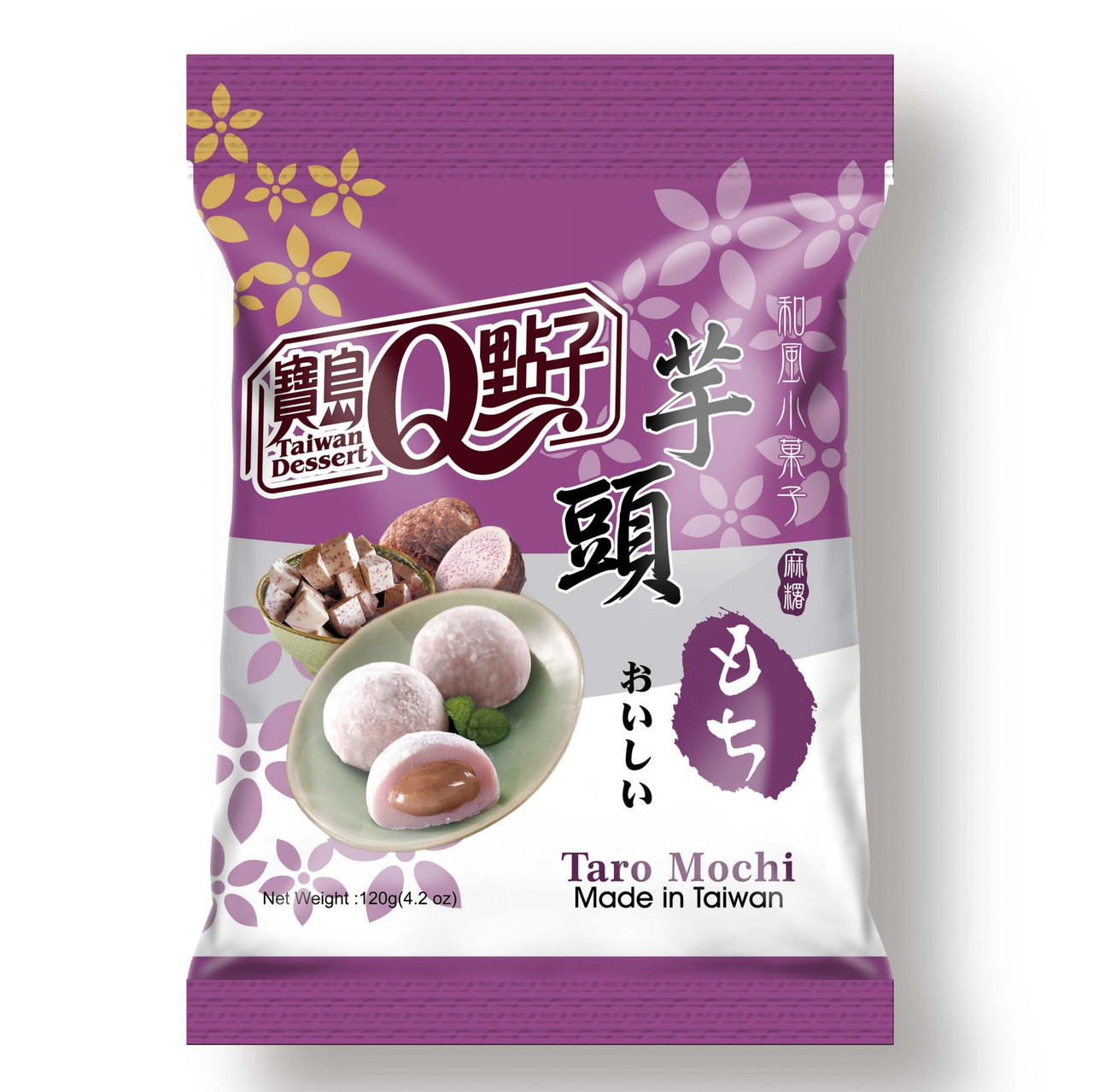 Моти Taiwan Dessert Q Таро 120 г. - фото 1 - id-p1862034676