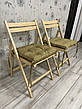 Дерев’яний розкладний стілець (Бук), фото 7