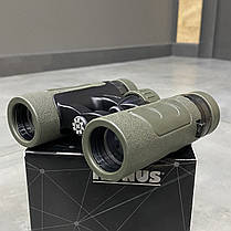 Бінокль Konus Patrol 10x26 WP, колір Олива, чохол, наший ремінь, компактний, водонепроникний (#2366), фото 3