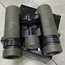 Бінокль Konus Patrol 10x26 WP, колір Олива, чохол, наший ремінь, компактний, водонепроникний (#2366), фото 5
