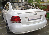 Cпейлер Фольксваген Поло 5 седан (спойлер на кришку багажника Volkswagen Polo 5), фото 9