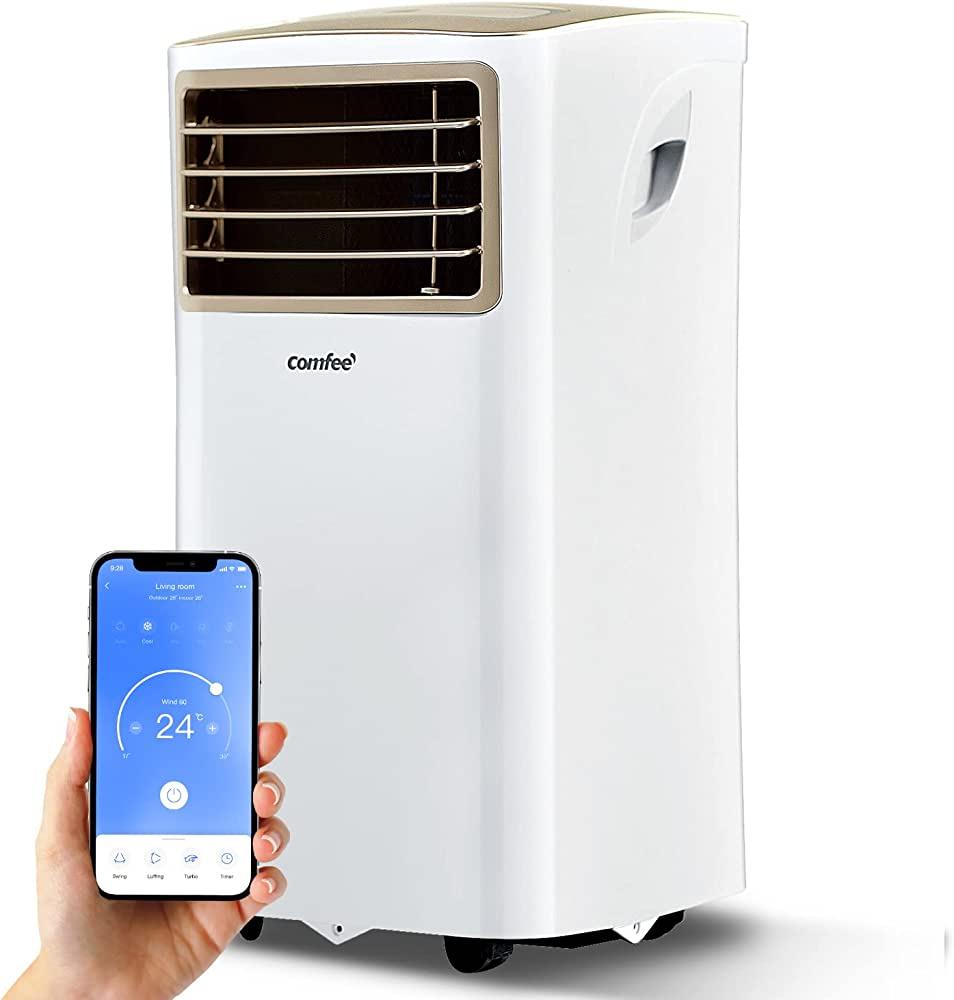 Б/У Мобільний фрионовий підлоговий кондиціонер Comfee Smart cool 7000 Wifi розумний смарт осушувач повітря
