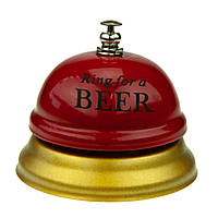Дзвінок настільний BEER (червоний)