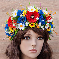 Український віночок об'ємний на голову Цвєтана11236