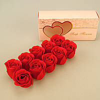 Бутони троянд Подарунковий набір з мила 12567 (червоний)