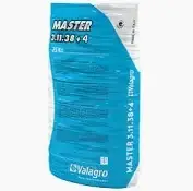 Комплексне добриво МАЙСТЕР Master 3+11+38+4 25 кг Valagro Валагро Італія