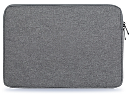 Чохол для ноутбука захистний 15,6" Slim простий чохол під ноутбук 15 дюймів сірий м'яка поверхня