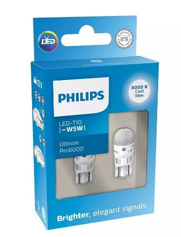 LED лампи Philips W5W / T10 white 11961XU60X2
