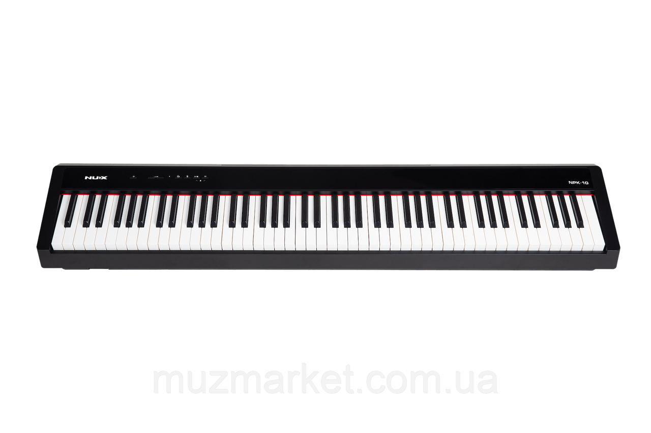 Цифрове піаніно NUX NPK-10 (пюпітр,блок живлення,педаль, серветка), фото 1