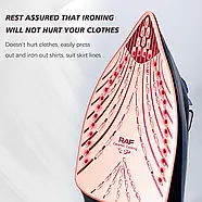 Портативна парова праска з керамічною підошвою 2600Вт RAF R.1215J Праска з функцією відпарювання, фото 4