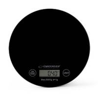 Весы кухонные электронные Esperanza EKS003K 3х20х20 см Black