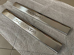 Захист накладки на внутрішні пороги Hyundai Sonata з 2010 р.