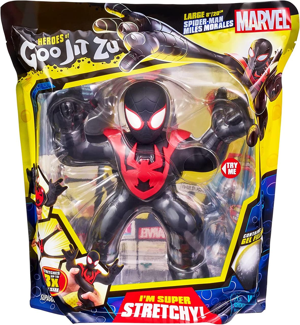 Велика фігурка Heroes of Goo Jit Marvel Spider-Man Miles Morales Гуджітсу Людина Павук 20см