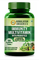Мультивитамины с пробиотиками, минералами и аюрведой 180 т, Multi vitamin with probiotics, Himalayan Organics