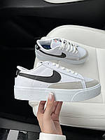 Женские кроссовки Nike Blazer Low White Black