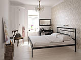 Ліжко Хайфа 140*200 металеве LOFT, фото 2