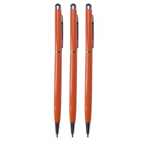 Стилус-ручка для ємнісних екранів Value S0524X3 3шт помаранчевий