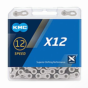 Ланцюг 12s KMC X12 126L Silver/Black