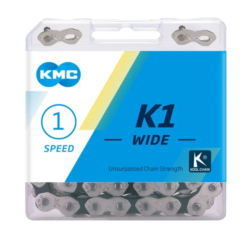 Ланцюг 1s KMC K1 Wide 110L Silver/Black