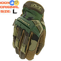 Тактические перчатки Mechanix M-Pact® Woodland, размер L, артикул MPT-77-010