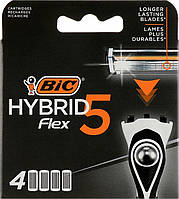 Сменные кассеты BIC Flex 5 Hybrid (4шт.)