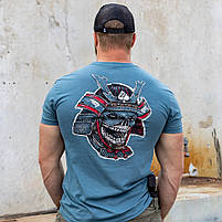 Футболка Zero Foxtrot American Bushido Tee | Indigo, фото 3