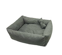 Лежак для собак і котів Бліц сірий