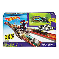 Трек Хот Вілс Блискавичні половинки Атака Ніндзя Action Track Set Split Speeders Ninja Chop