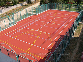 Гумові покриття для тренажерних залів, тенісних кортів, футбольних та спортивних майданчиків