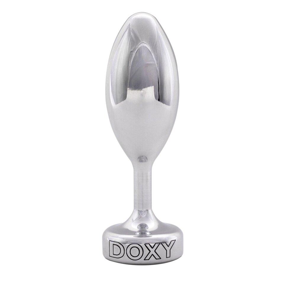 Металева анальна пробка DOXY Butt Plug SMOOTH, гладка, діаметр 3,3 см