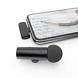 Fifine M8 петличний бездротовий подвійний мікрофон для смартфона з роз'ємом Type-C + перехідник для iPhone, фото 5