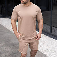 Летний оверсайз комплект футболка и шорты PB 16799 | Комплект летний мужской легкий Nebo