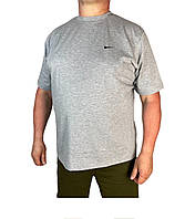 Мужская футболкаоптом серая большого размера,футболка батальная,футболка серая, 56,58,60, 62 р-р