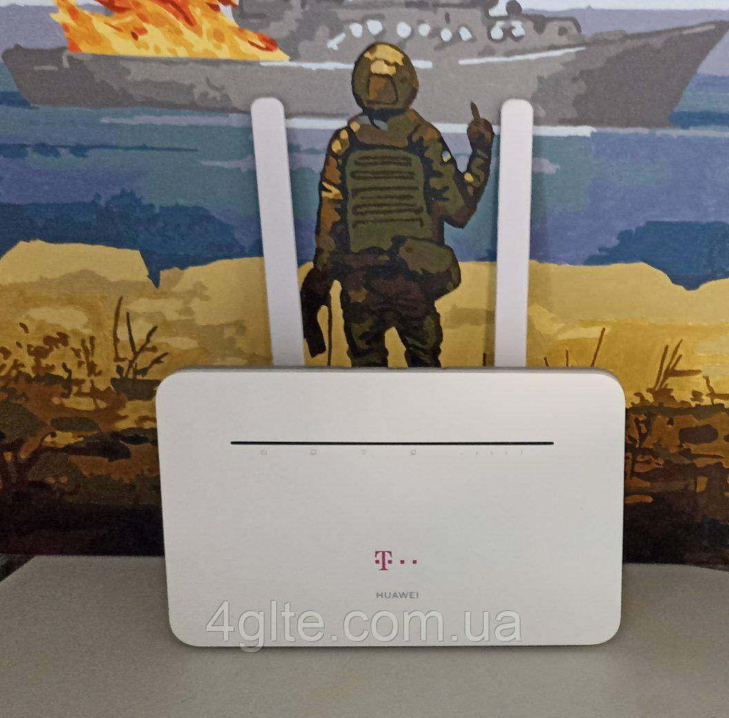 4G-роутер Huawei B535 з двома антенами 8dBi (Cat.7, 2.5/5GHz, 64 User, LAN), фото 1