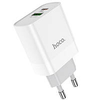 МЗП Hoco C80A Plus Rapido PD20W+QC3.0 (1USB-A/1C) White