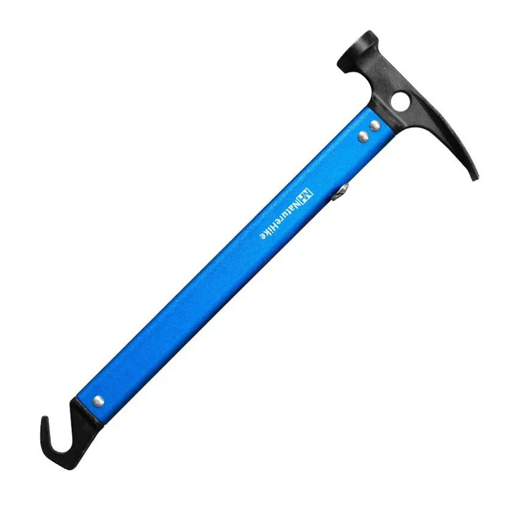 Молоток для кемпінгу з алюмінію Naturehike NH15A010-I, 31,6 х 11 см, блакитний