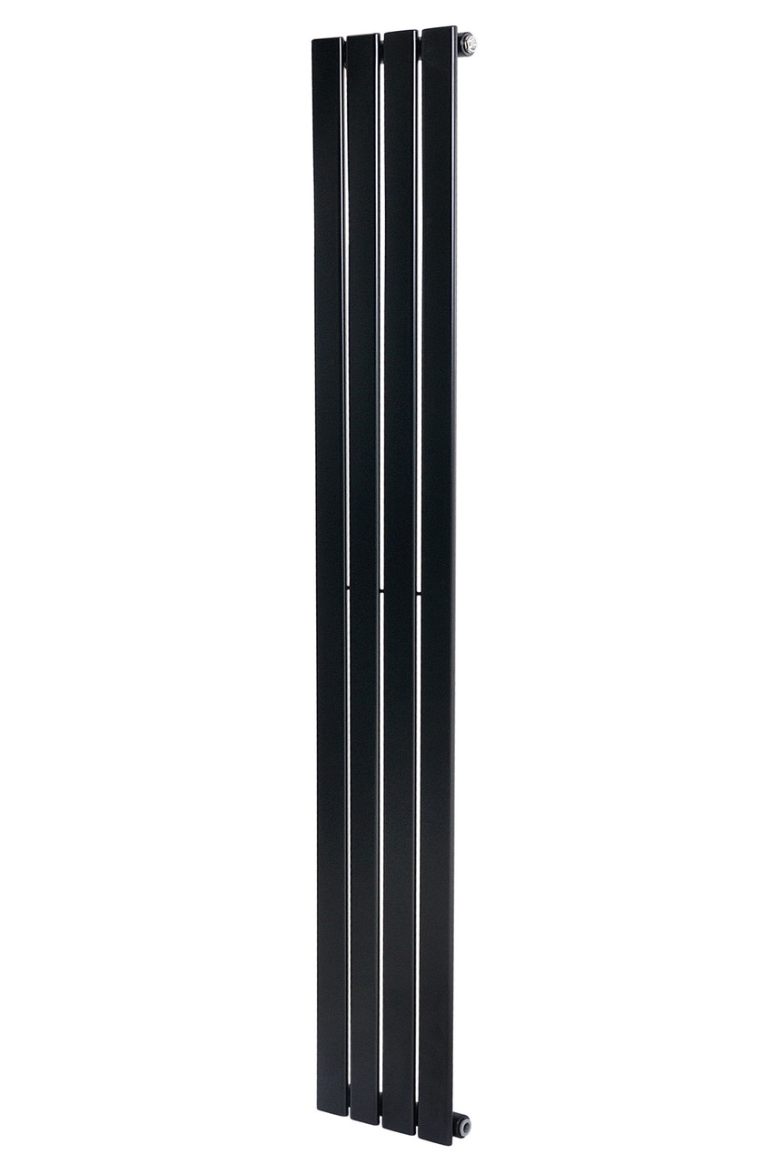 Дизайнерський вертикальний радіатор опалення ARTTIDESIGN Livorno 4/1600/272/50 чорний матовий