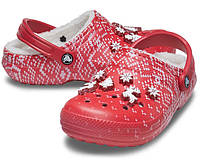 Сабо Crocs Classic Lined Holiday Charm, W9