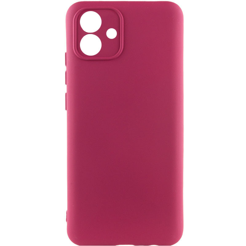 Чохол Silicone Cover Lakshmi Full Camera (A) для Samsung Galaxy A04e, Бордовий / Marsala, фото 1