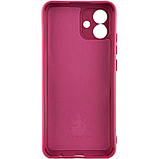 Чохол Silicone Cover Lakshmi Full Camera (A) для Samsung Galaxy A04e, Бордовий / Marsala, фото 2