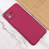 Чохол Silicone Cover Lakshmi Full Camera (A) для Samsung Galaxy A04e, Бордовий / Marsala, фото 4