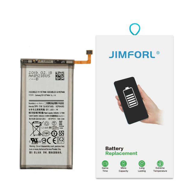 Акумуляторна батарея EB-BG973ABU для мобільного телефону Samsung G973 Galaxy S10, реальна ємність АКБ, Jimforl