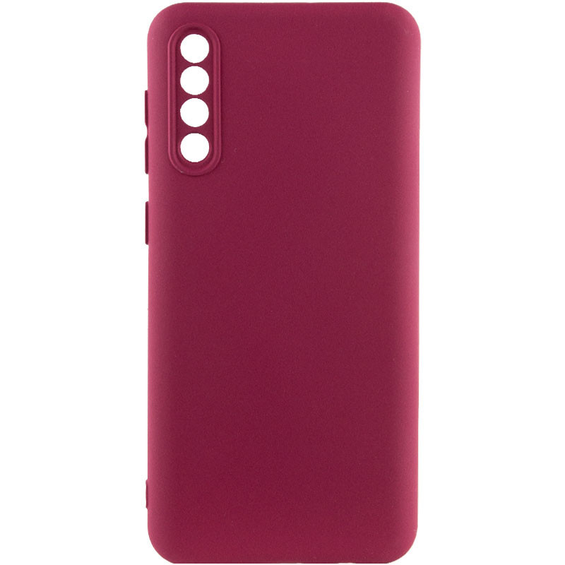 Чохол Silicone Cover Lakshmi Full Camera (A) для Samsung Galaxy A50 (A505F)/A50s/A30s, Бордовий/Marsala